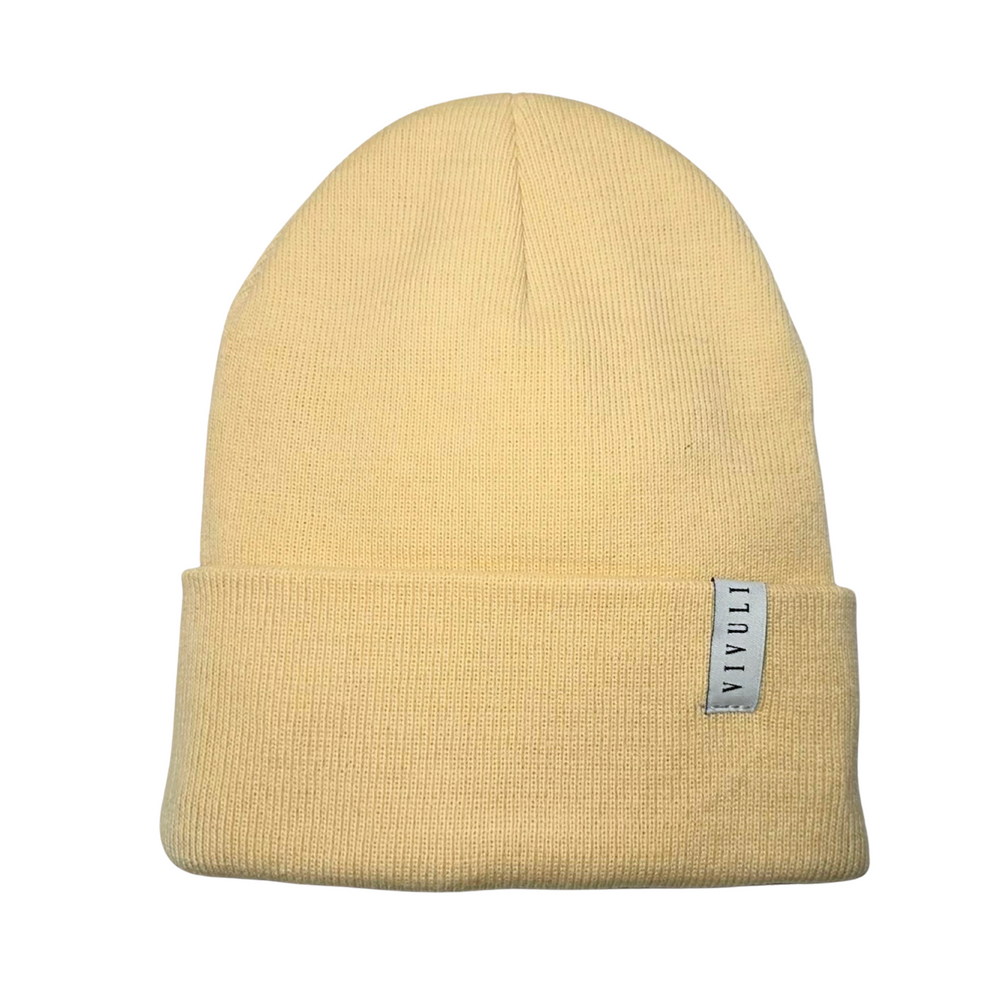 Satin-Lined Beanie | Cream